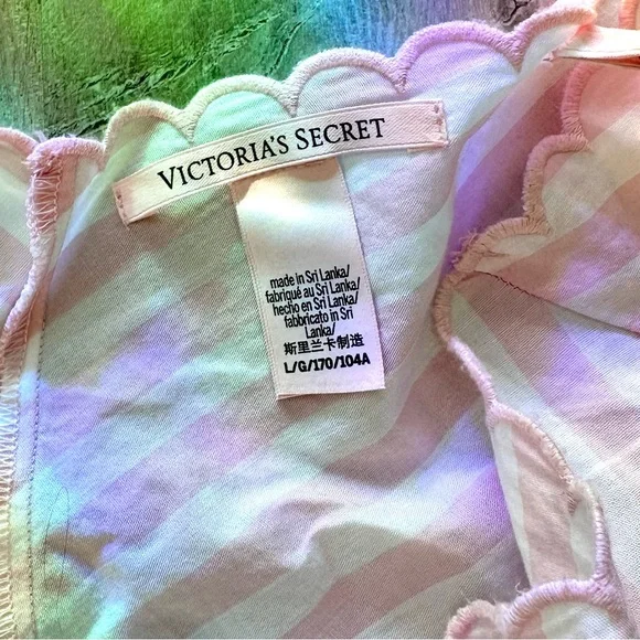 Victoria Secret Pink Striped Slip-dress - Picture 3 of 8